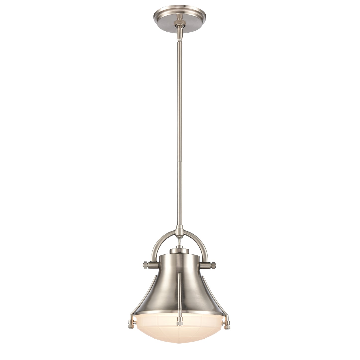 67785/1 - Urbanite 9'' Wide 1-Light Mini Pendant - Satin Nickel