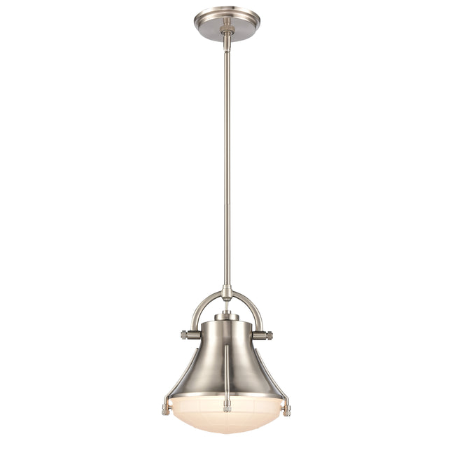 67785/1 - Urbanite 9'' Wide 1-Light Mini Pendant - Satin Nickel