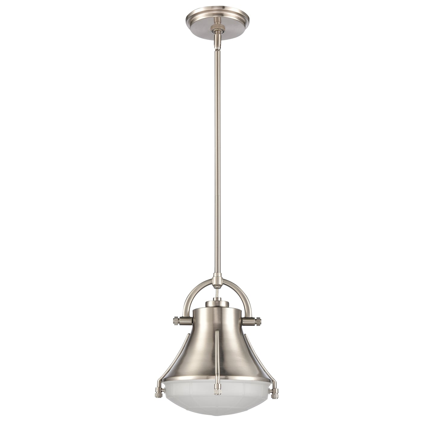 67785/1 - Urbanite 9'' Wide 1-Light Mini Pendant - Satin Nickel