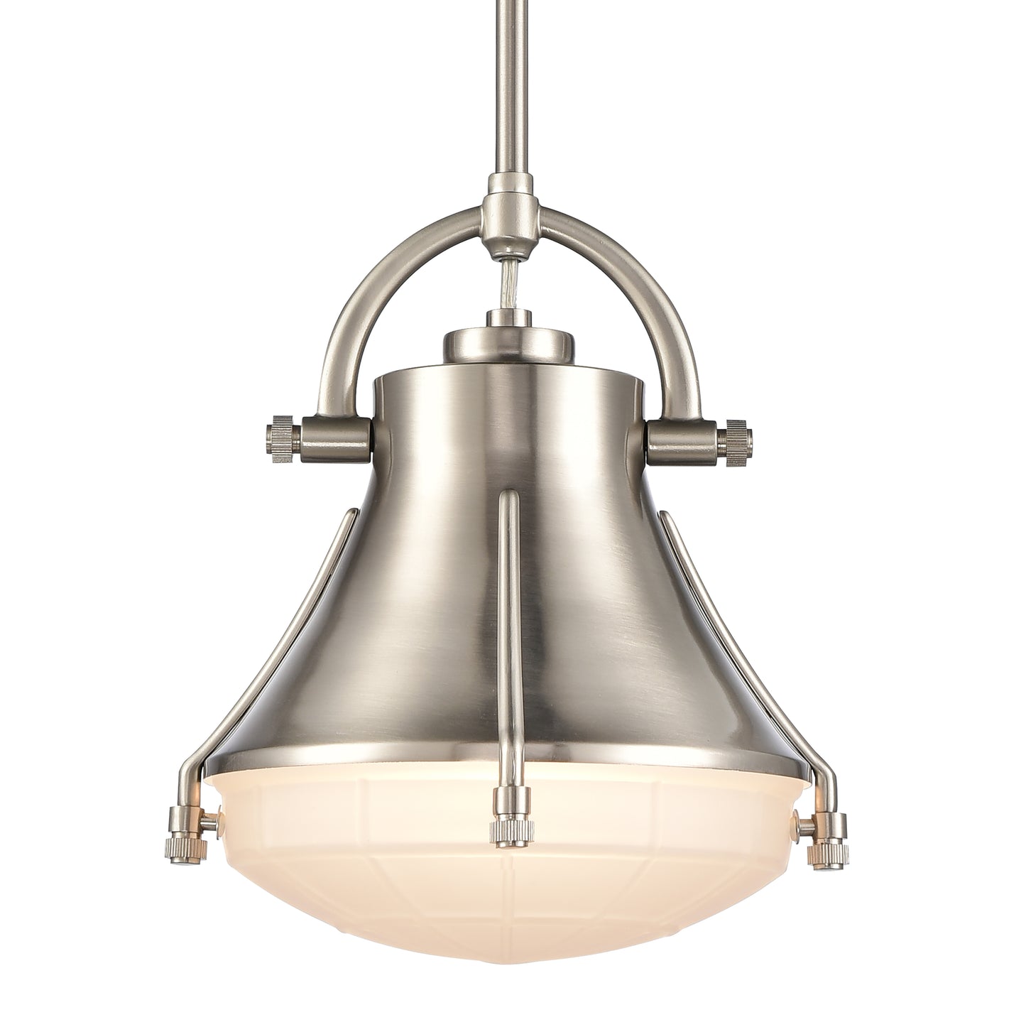 67785/1 - Urbanite 9'' Wide 1-Light Mini Pendant - Satin Nickel