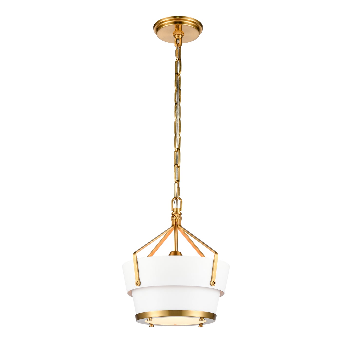 67825/1 - Marin 10.5'' Wide 1-Light Pendant - Satin Brass