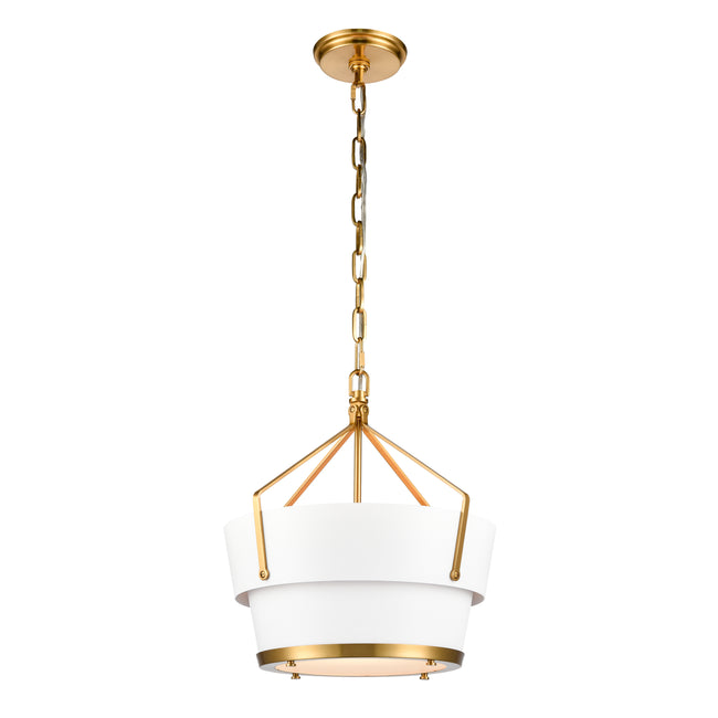 67826/1 - Marin 14'' Wide 1-Light Pendant - Satin Brass