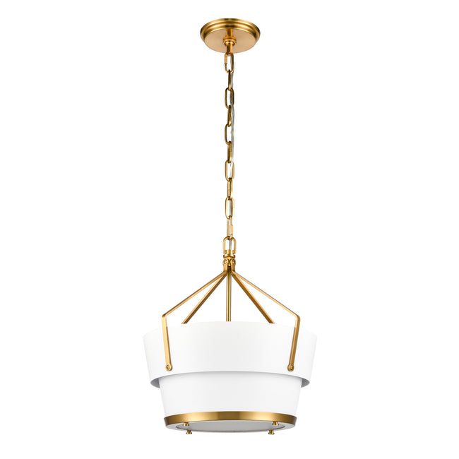 67826/1 - Marin 14'' Wide 1-Light Pendant - Satin Brass