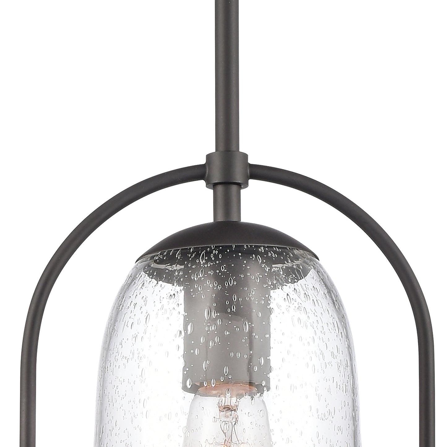 67845/1 - Connection 8'' Wide 1-Light Mini Pendant - Oil Rubbed Bronze