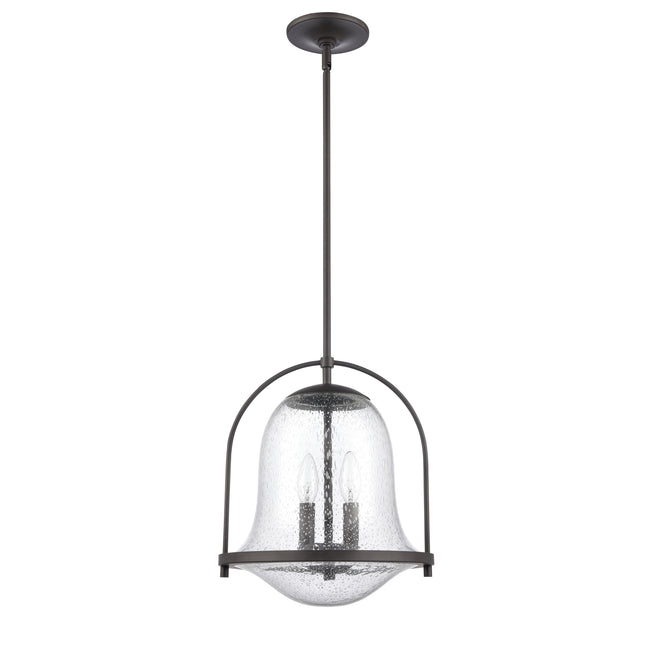 67846/2 - Connection 12'' Wide 2-Light Pendant - Oil Rubbed Bronze