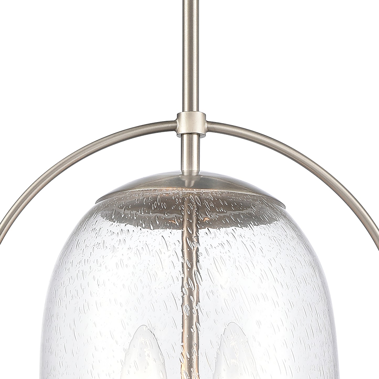 67856/2 - Connection 12'' Wide 2-Light Pendant - Satin Nickel