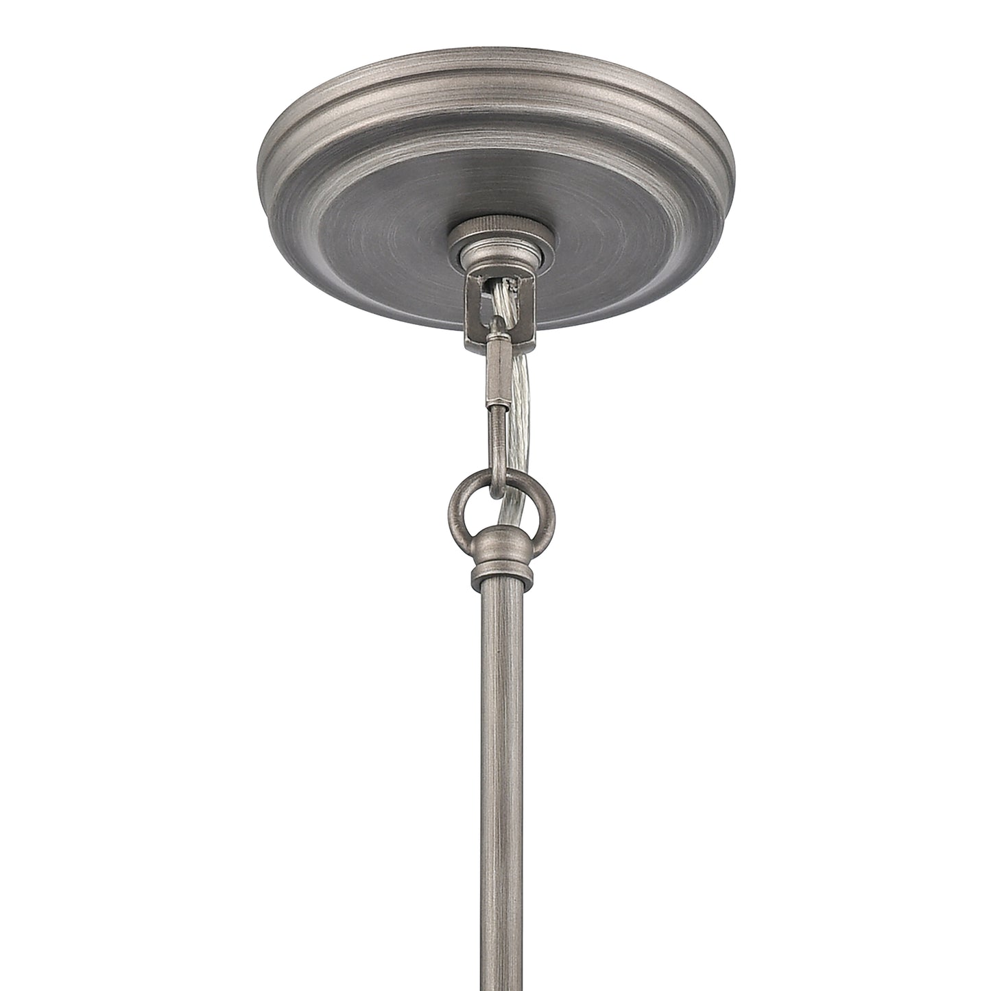 67905/1 - Orinoco 8'' Wide 1-Light Mini Pendant - Weathered Zinc