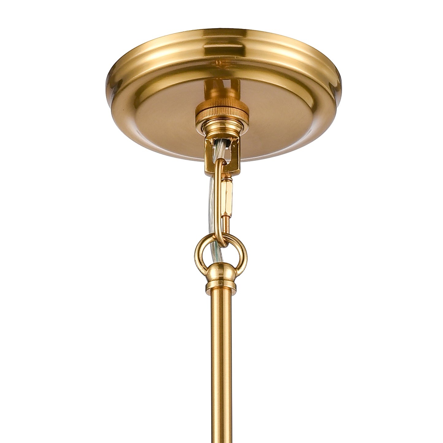 67925/1 - Orinoco 8'' Wide 1-Light Mini Pendant - Satin Brass