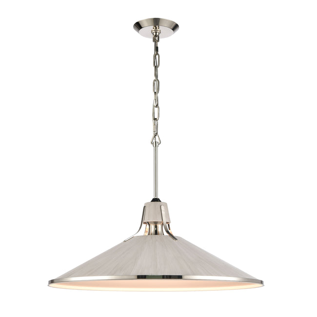 67935/1 - Danique 24'' Wide 1-Light Pendant - Sunbleached Oak