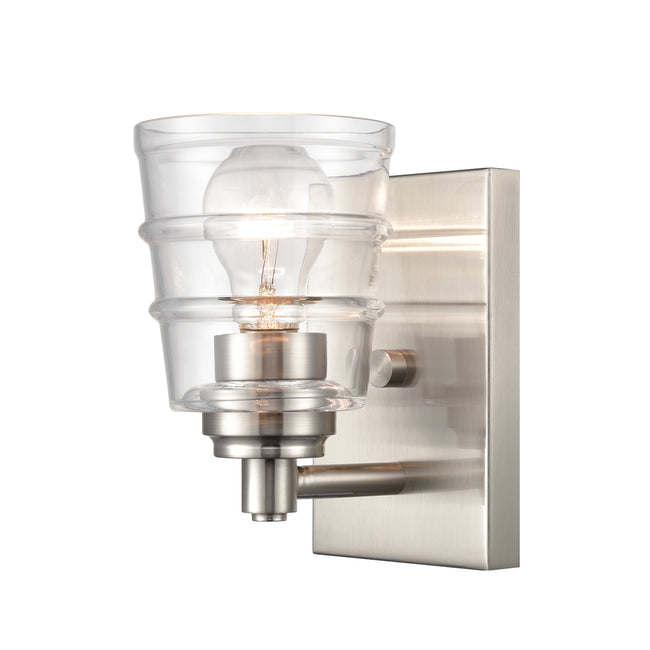 67960/1 - Pulsate 4.5'' Wide 1-Light Vanity Light - Satin Nickel