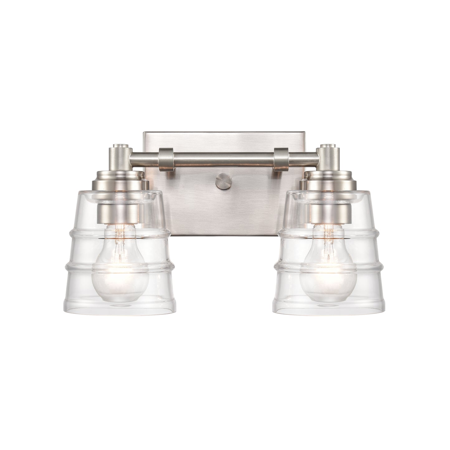 67961/2 - Pulsate 13'' Wide 2-Light Vanity Light - Satin Nickel