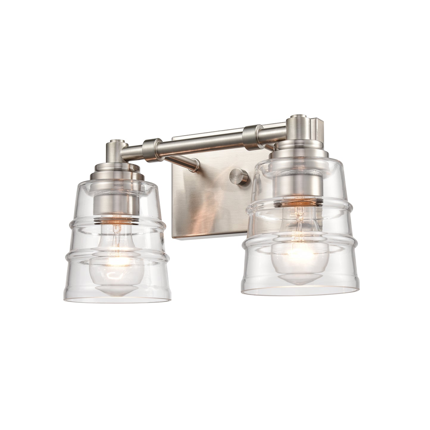 67961/2 - Pulsate 13'' Wide 2-Light Vanity Light - Satin Nickel