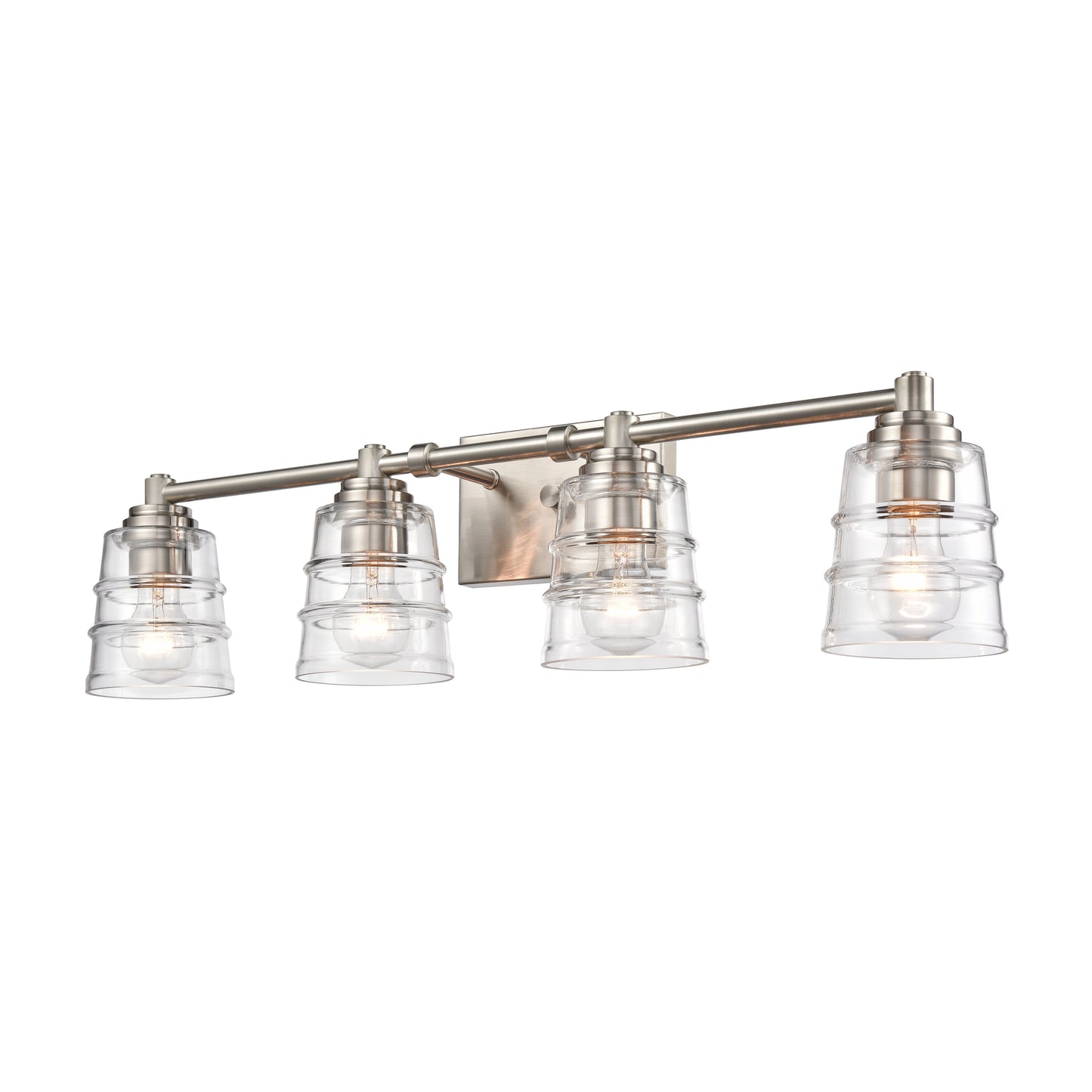 67963/4 - Pulsate 30.25'' Wide 4-Light Vanity Light - Satin Nickel