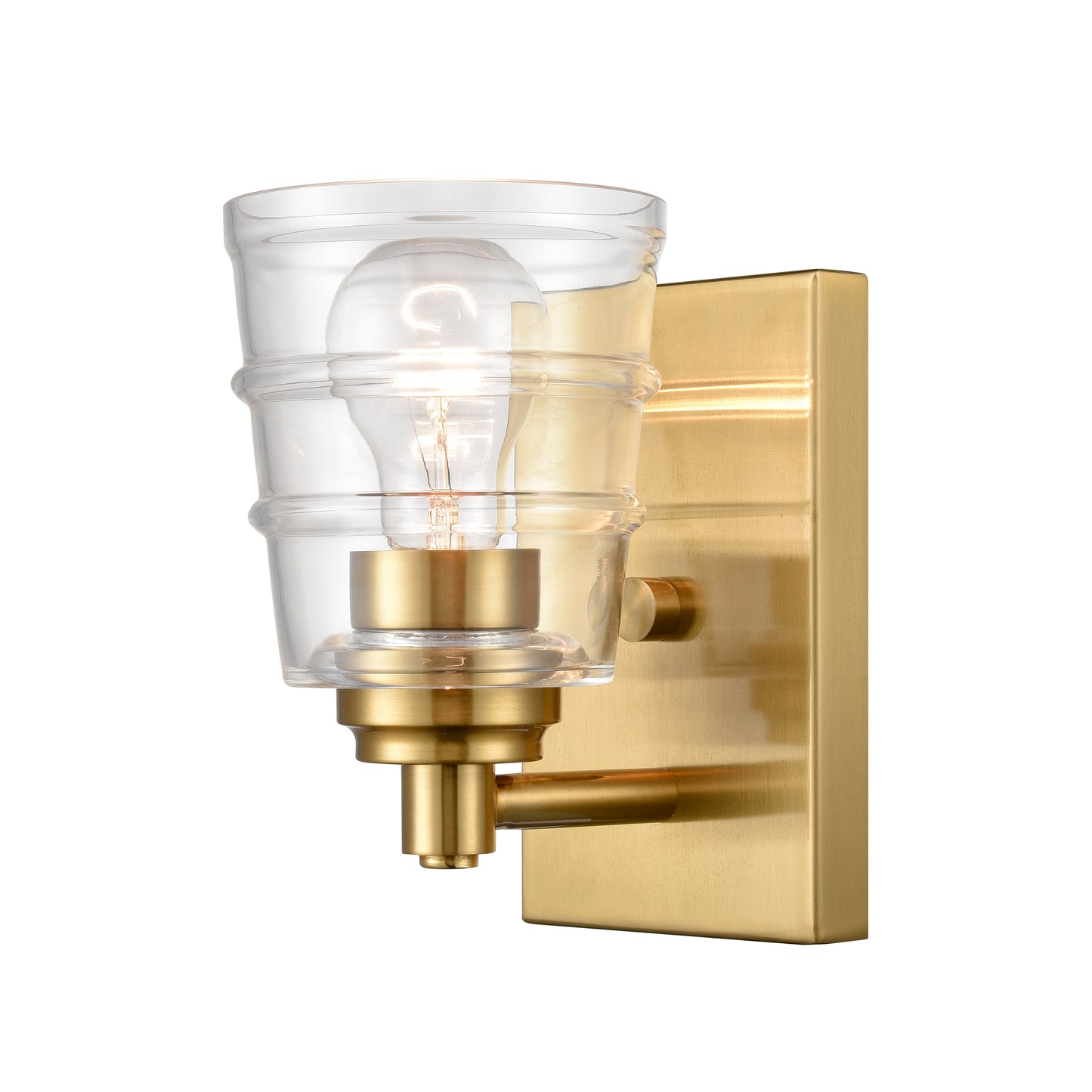 67970/1 - Pulsate 4.5'' Wide 1-Light Vanity Light - Satin Brass