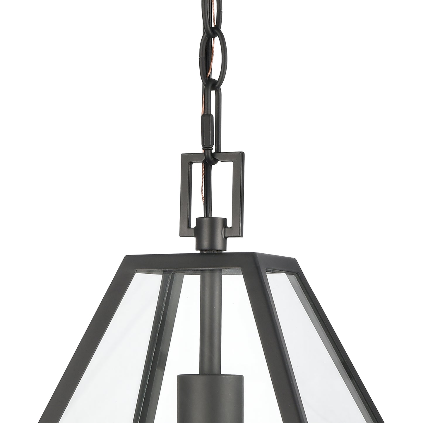 68204/1 - Tangent 12'' Wide 1-Light Pendant - Matte black