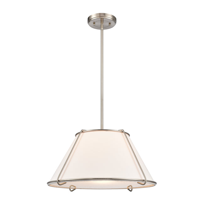 68254/1 - Regalia 18'' Wide 1-Light Pendant - Satin Nickel