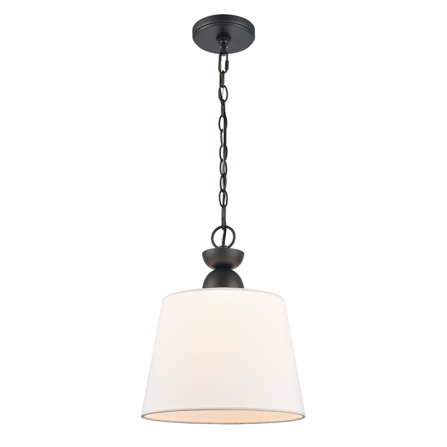 68264/1 - Kistler 12'' Wide 1-Light Pendant - Charcoal