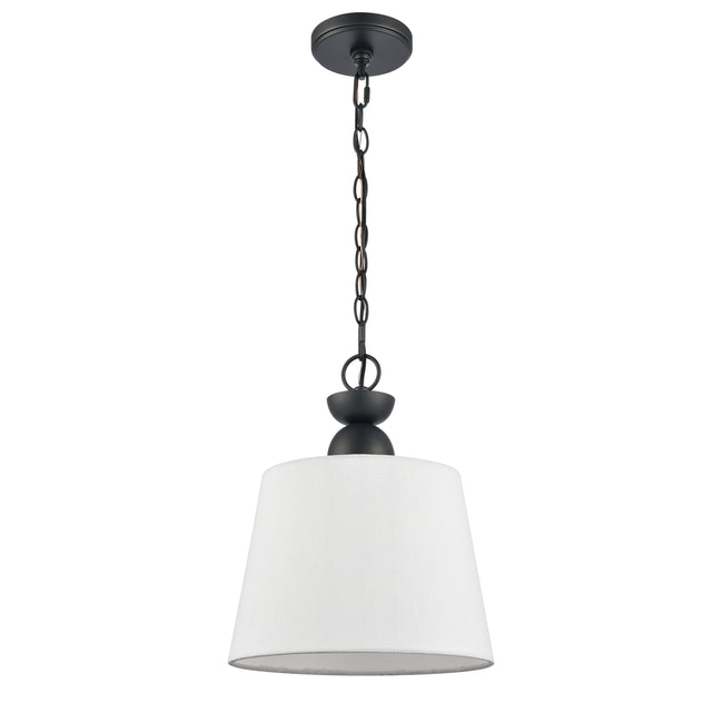 68264/1 - Kistler 12'' Wide 1-Light Pendant - Charcoal