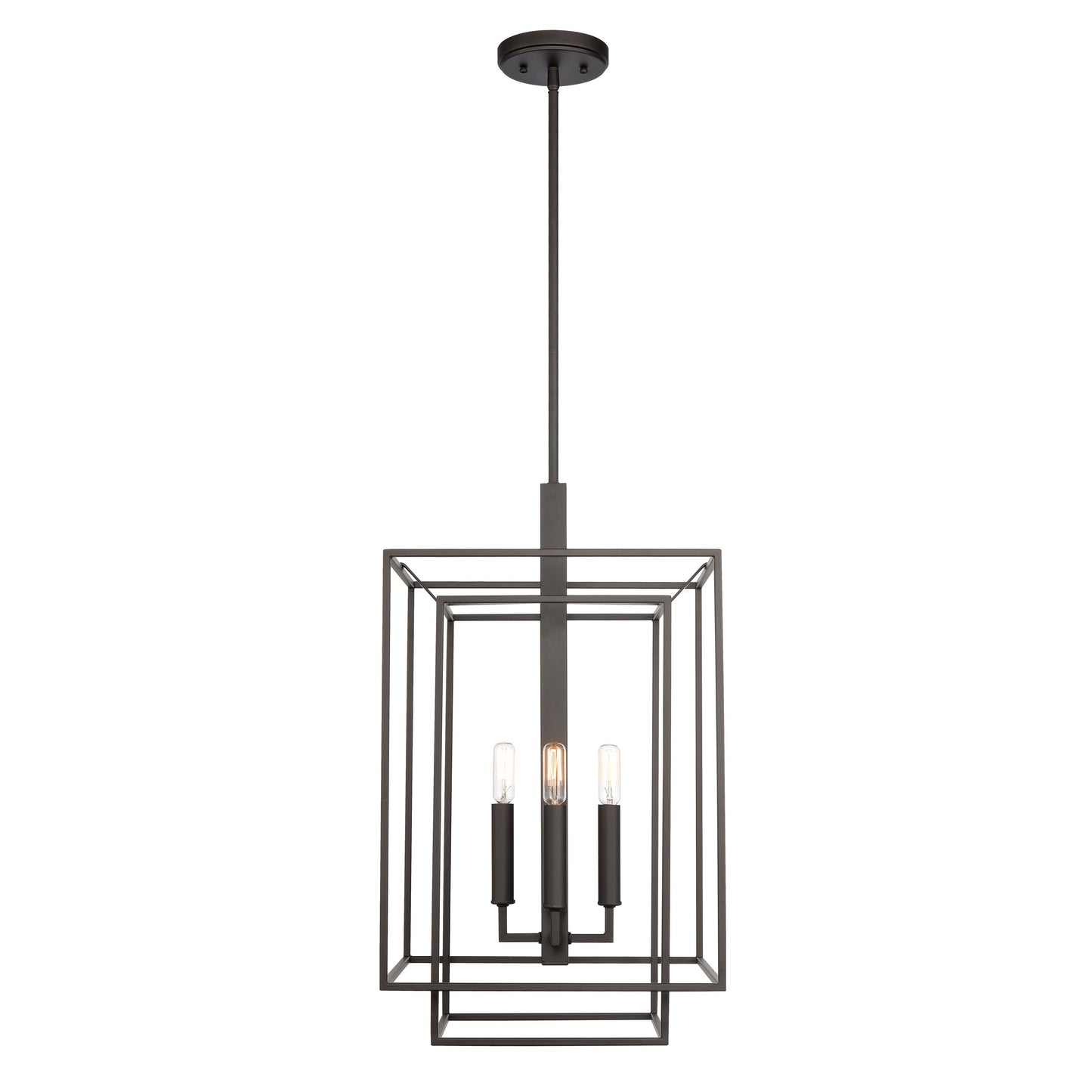 68285/4 - Kinsley 14'' Wide 4-Light Pendant - Oil Rubbed Bronze