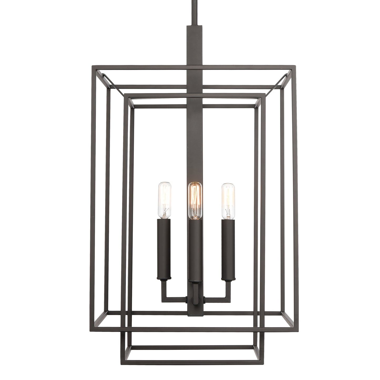 68285/4 - Kinsley 14'' Wide 4-Light Pendant - Oil Rubbed Bronze