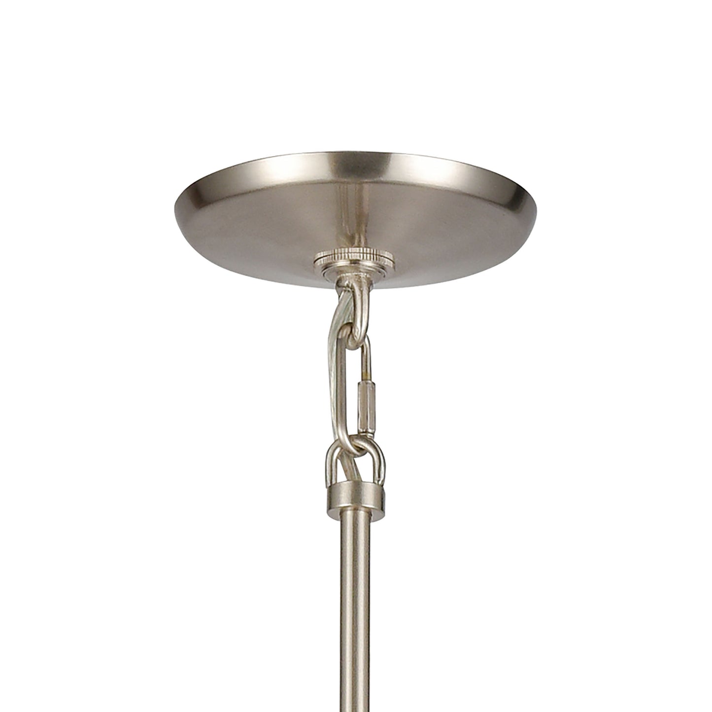 69285/1 - Mid-Century Schoolhouse 12'' Wide 1-Light Mini Pendant - Satin Nickel