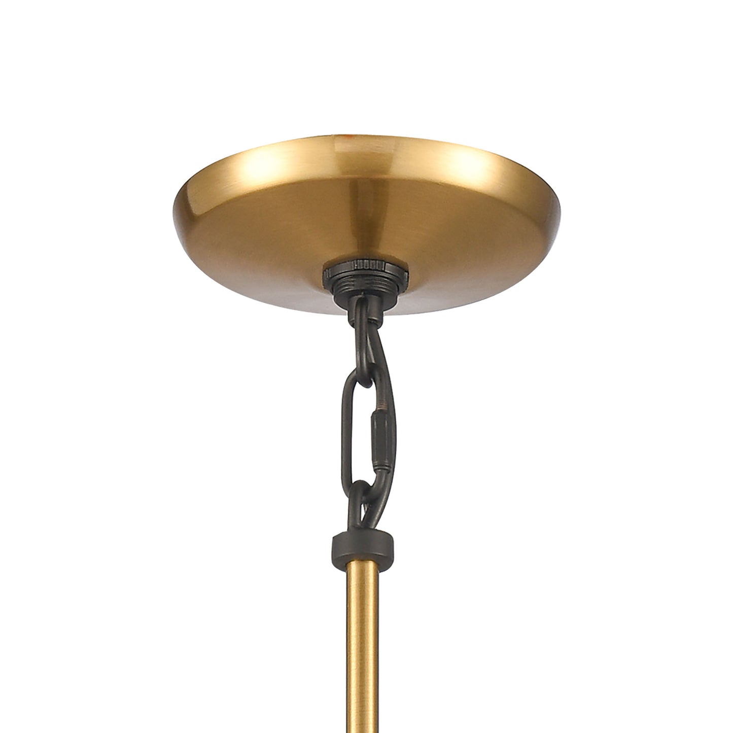 69384/1 - Mid-Century Schoolhouse 12'' Wide 1-Light Mini Pendant - Satin Brass