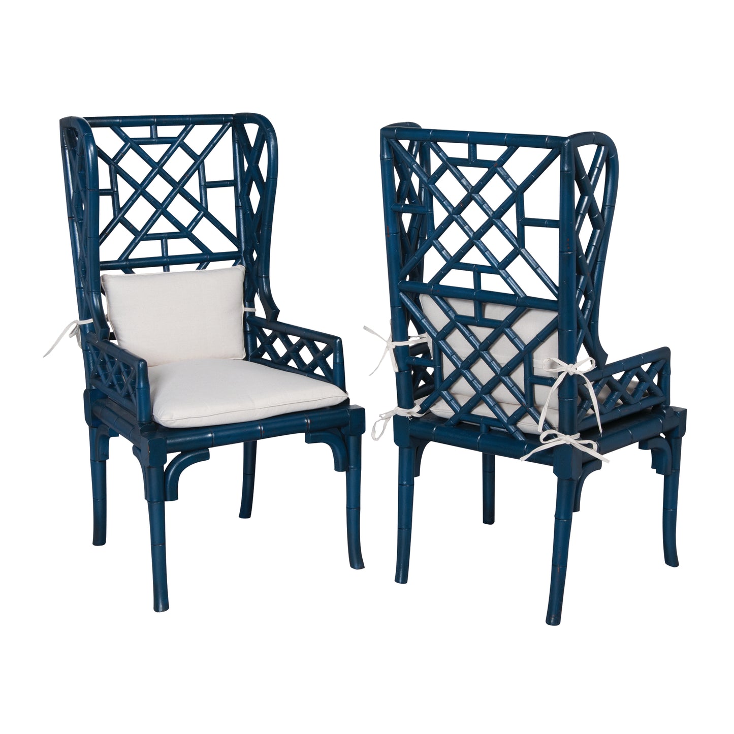 694018P - Bamboo Chair - Set of 2 Navy