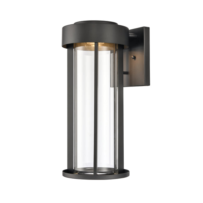 6711-C - Manor 10" Wide 2-Light Outdoor Wall Lantern in Charcoal