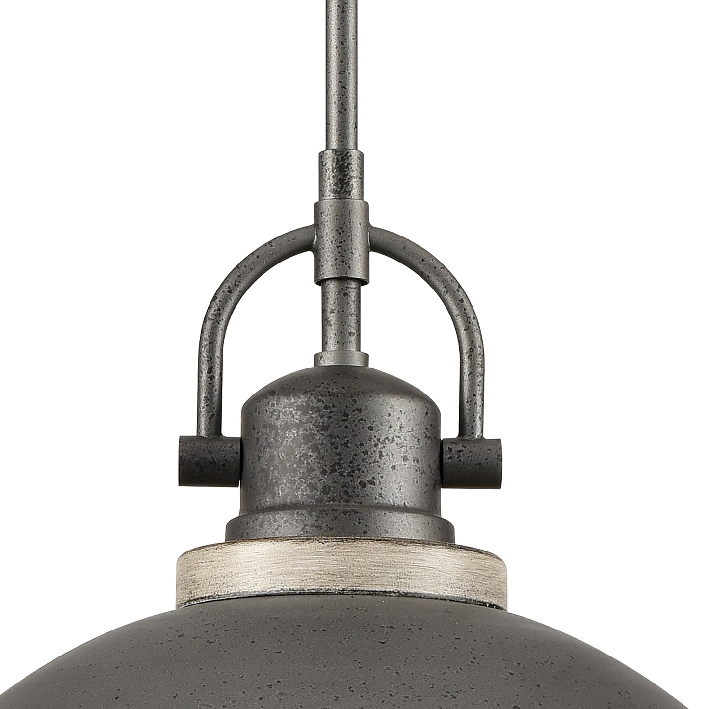 69651/1 - North Shore 18'' Wide 1-Light Outdoor Pendant - Iron