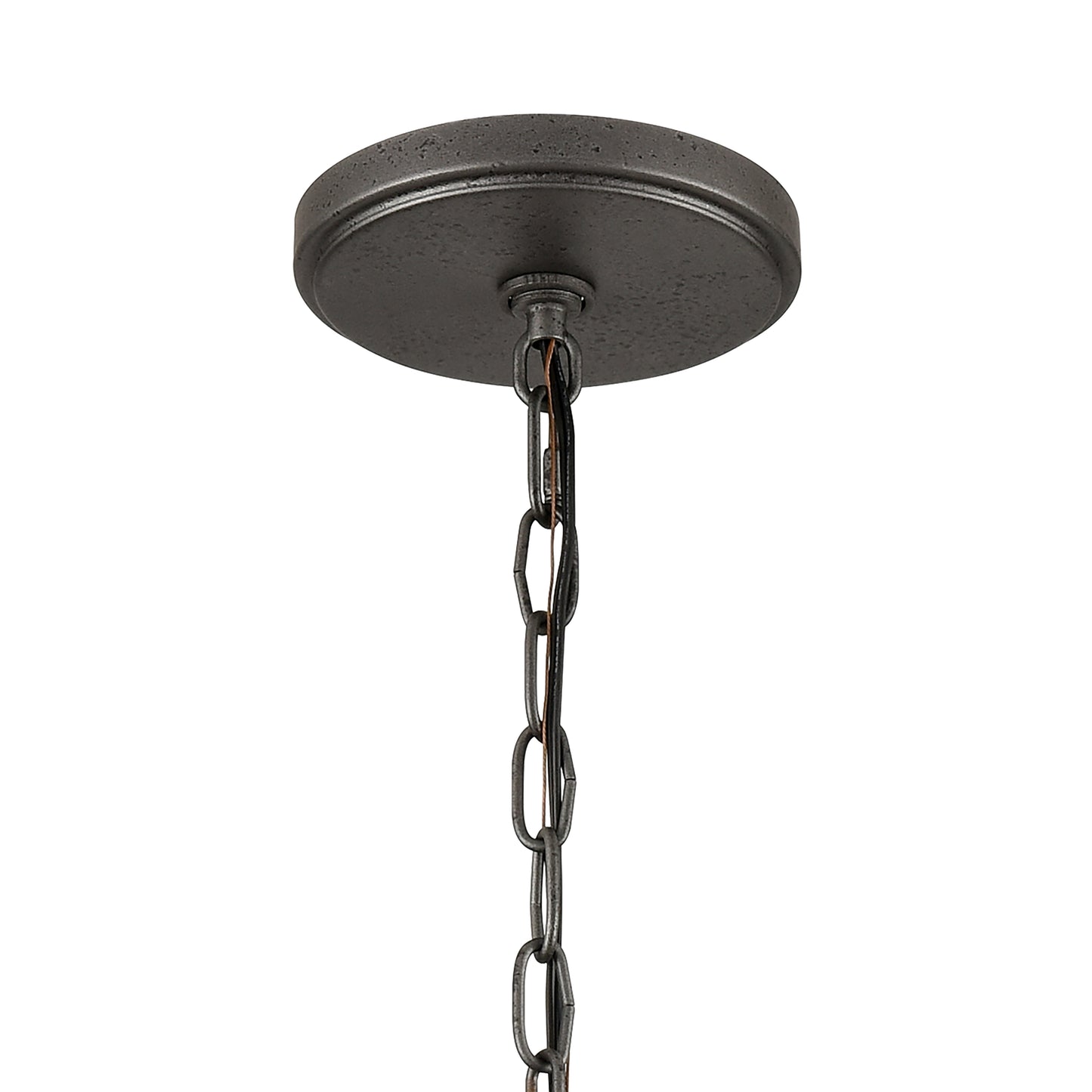 69651/1 - North Shore 18'' Wide 1-Light Outdoor Pendant - Iron