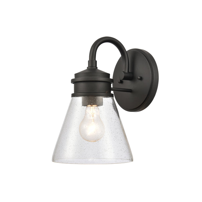 6711-C - Manor 10" Wide 2-Light Outdoor Wall Lantern in Charcoal