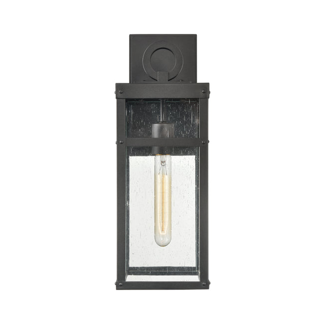 6711-C - Manor 10" Wide 2-Light Outdoor Wall Lantern in Charcoal