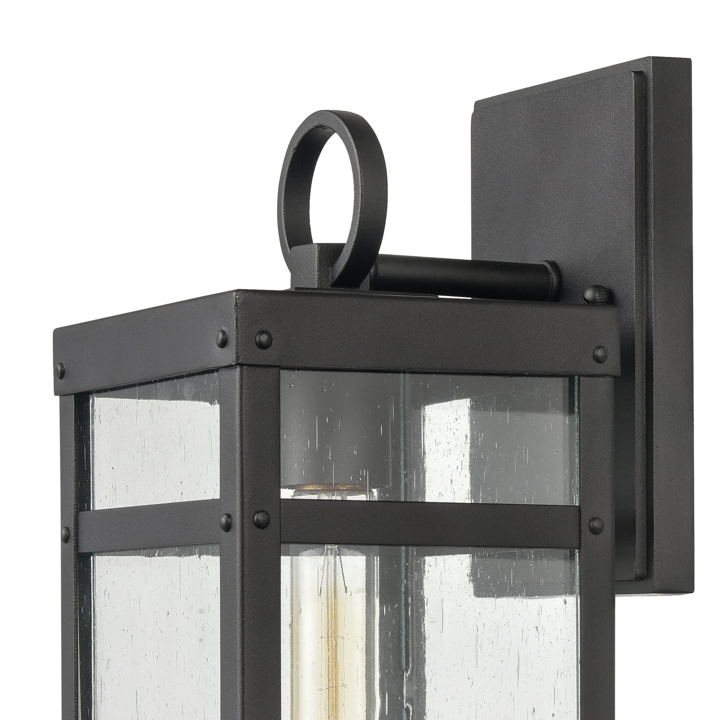 6711-C - Manor 10" Wide 2-Light Outdoor Wall Lantern in Charcoal