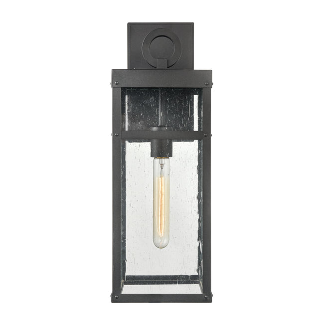 6711-C - Manor 10" Wide 2-Light Outdoor Wall Lantern in Charcoal