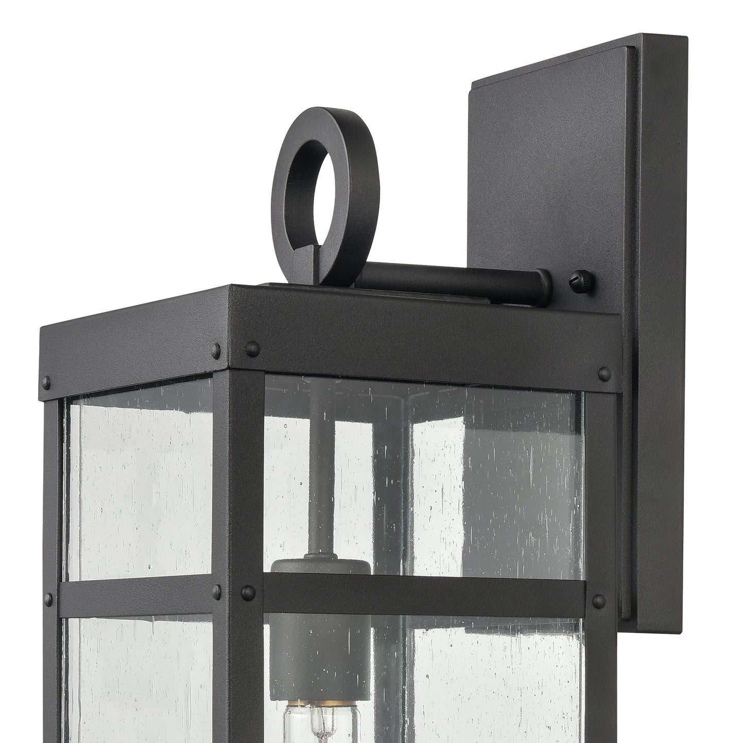 6711-C - Manor 10" Wide 2-Light Outdoor Wall Lantern in Charcoal