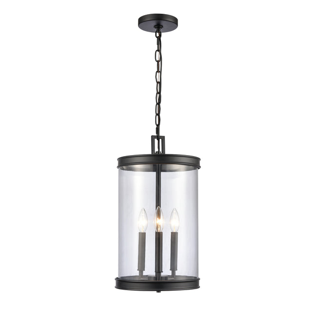 69745/3 - Mendoza 10.25'' Wide 3-Light Pendant - Matte Black