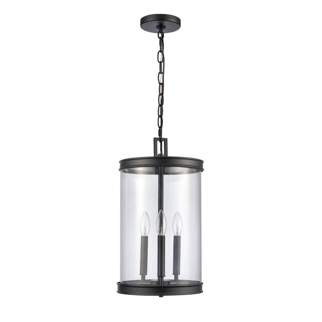 69745/3 - Mendoza 10.25'' Wide 3-Light Pendant - Matte Black