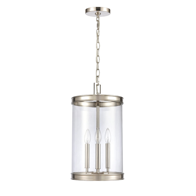 69765/3 - Mendoza 10.25'' Wide 3-Light Pendant - Polished Nickel