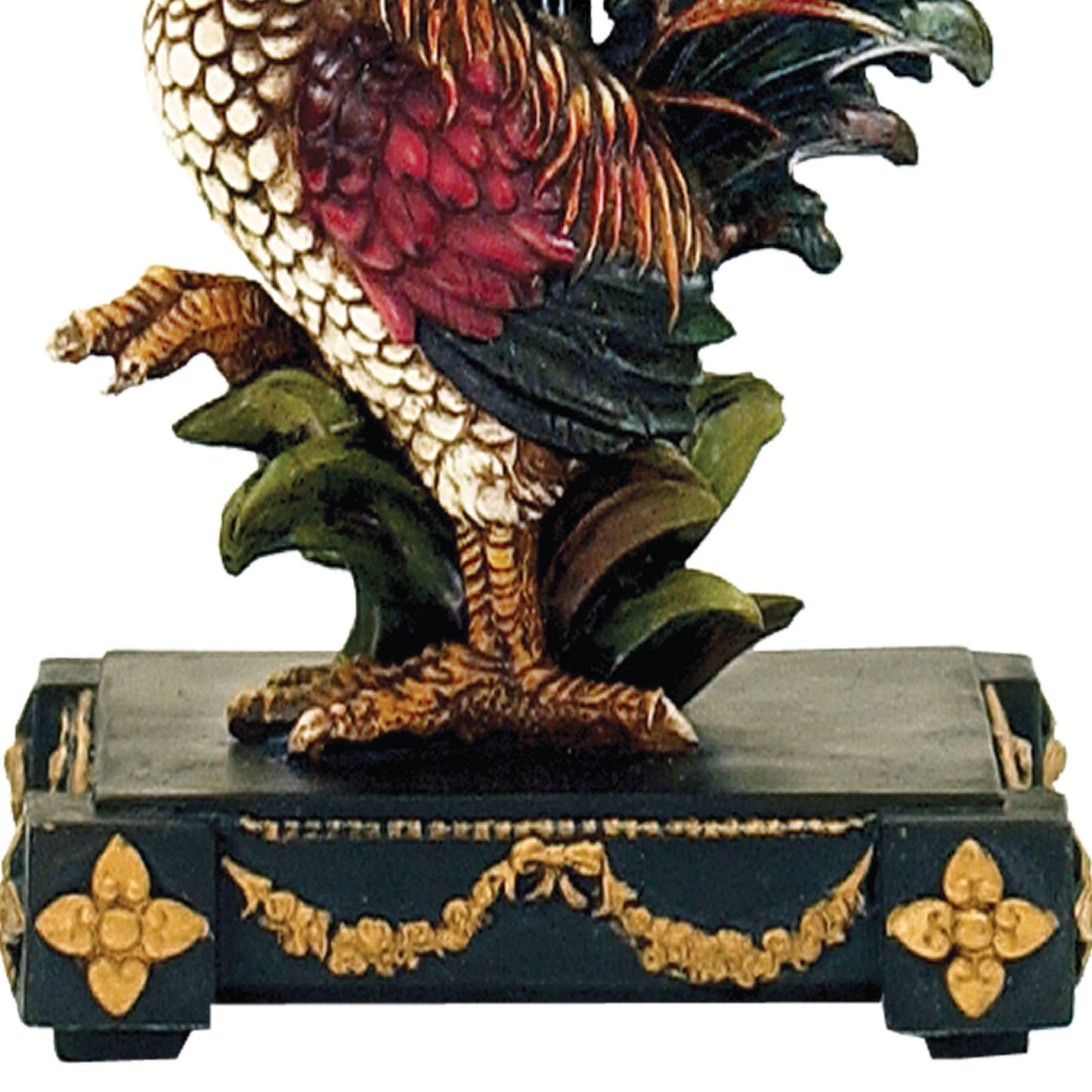 7-208 - Petite Rooster 19'' High 1-Light Table Lamp - Multicolor