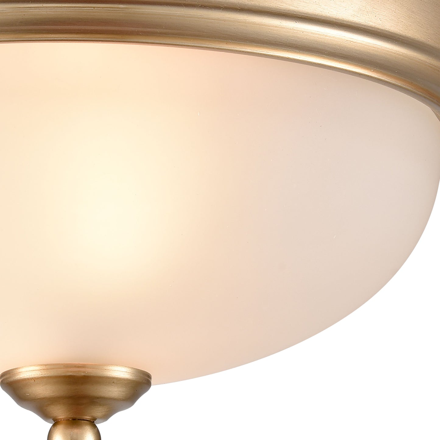 7002FM/50 - Basics 11'' Wide 2-Light Flush Mount - Satin Gold