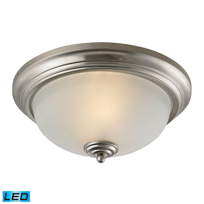 7003FM/20-LED - Huntington 13'' Wide 3-Light Flush Mount - Brushed Nickel