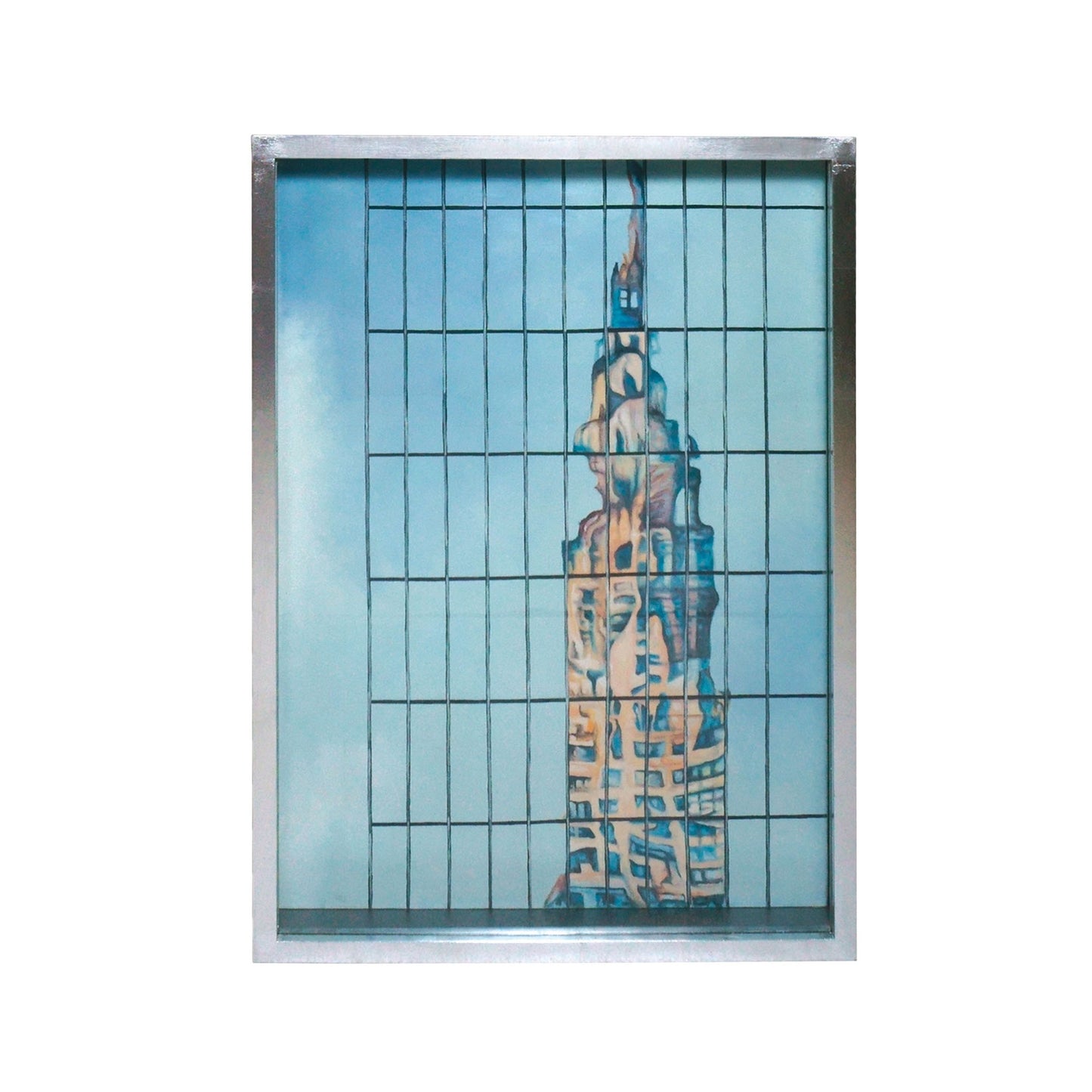 7011-1419 - Chrysler in Glass Wall Art