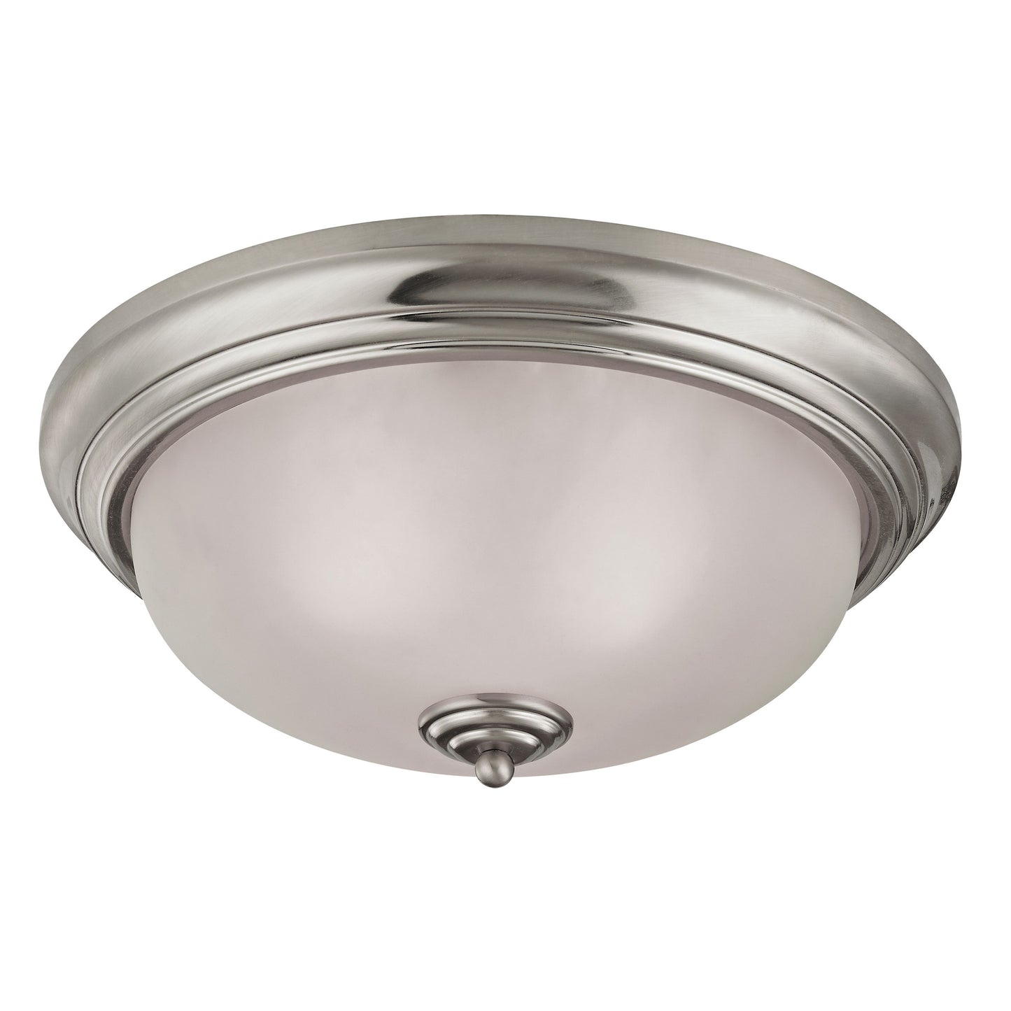 7013FM/20 - Huntington 15'' Wide 3-Light Flush Mount - Brushed Nickel