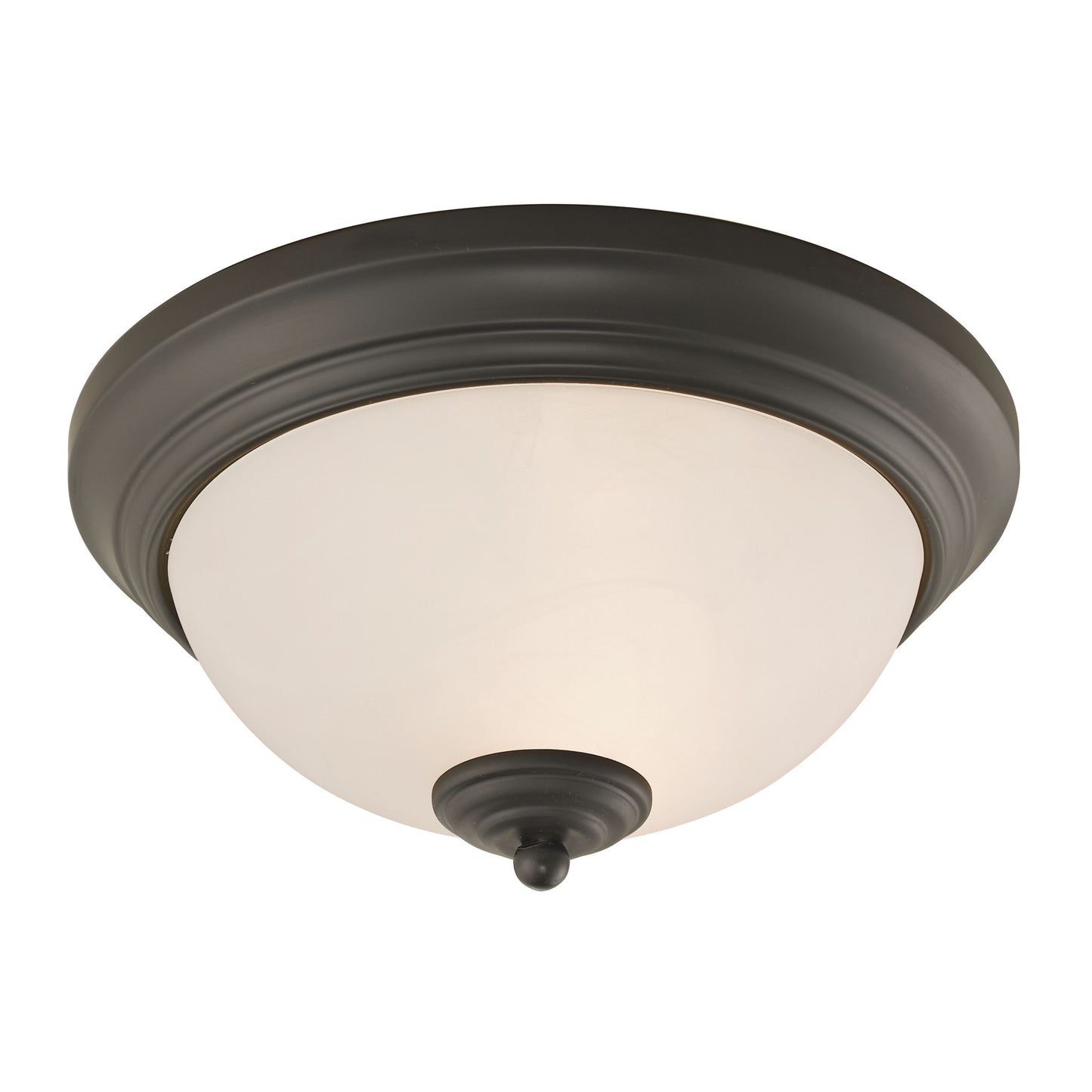 7052FM/10 - Huntington 11'' Wide 2-Light Flush Mount - Oil Rubbed Bronze