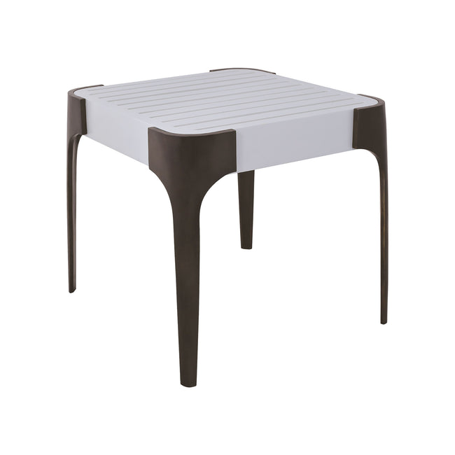 7117014 - Teak Veranda Side Table in Cappuccino Foam