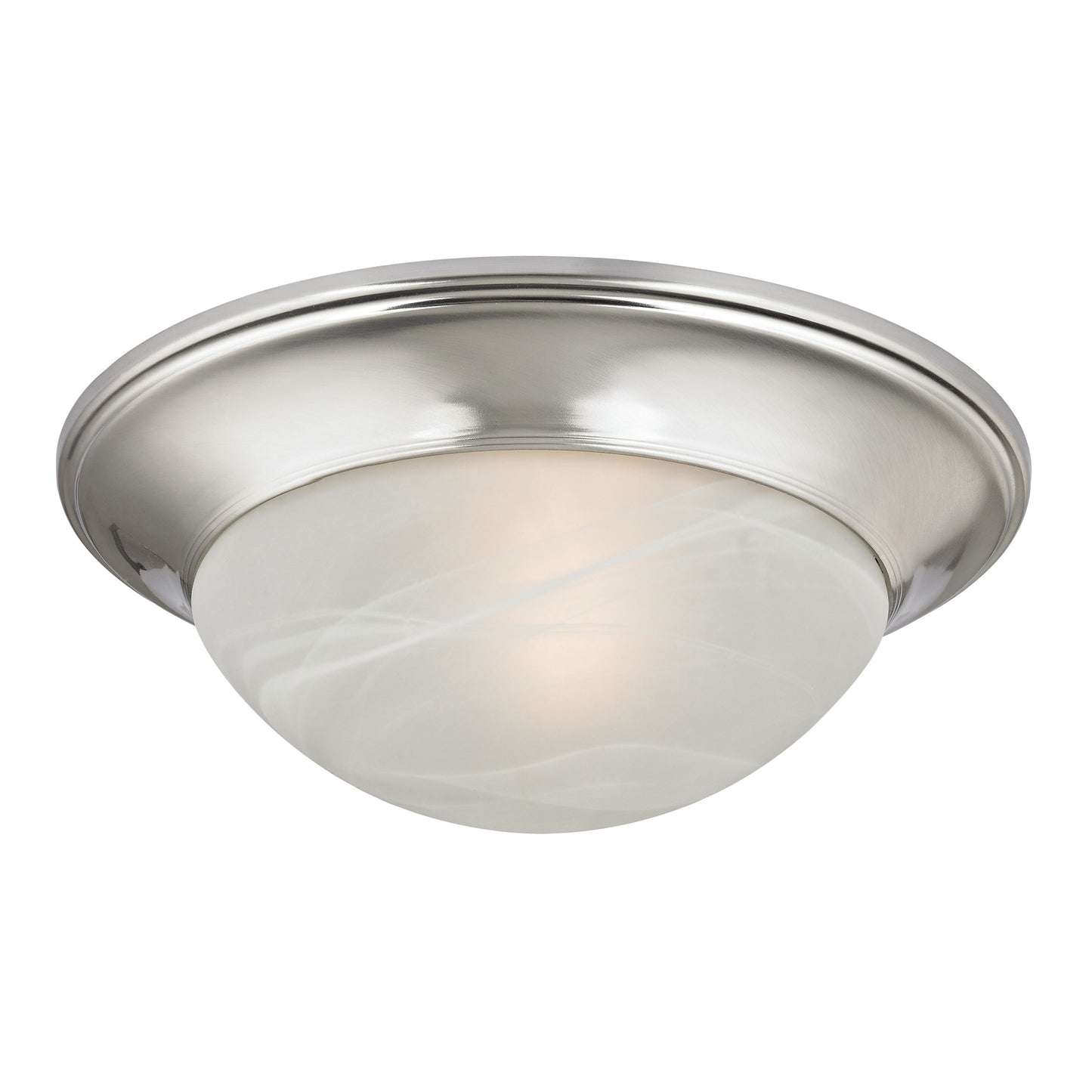 7301FM/20 - Flushmounts 12'' Wide 1-Light Flush Mount - Brushed Nickel