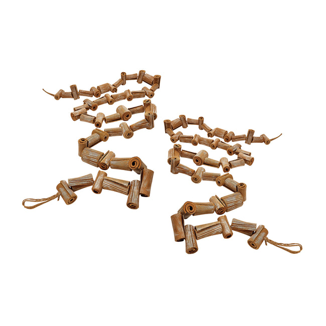 742024/S2 - Coco Boat Spiral Garland (Set of 2)