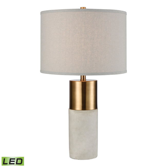 77048-LED - Gale 26.5'' High 1-Light Table Lamp - Polished Concrete - Includes LED Bulb