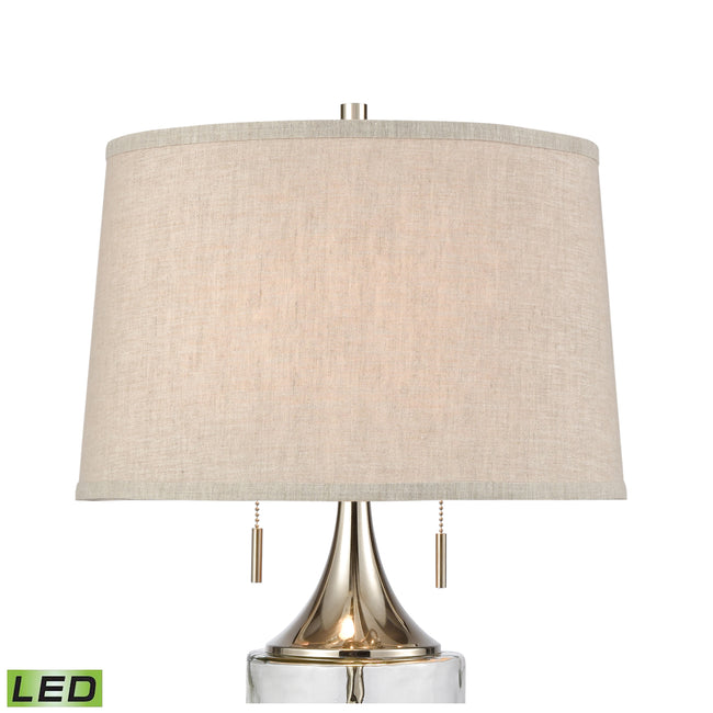 77119-LED - Tribeca 27'' High 2-Light Table Lamp - Clear - Includes LED Bulbs