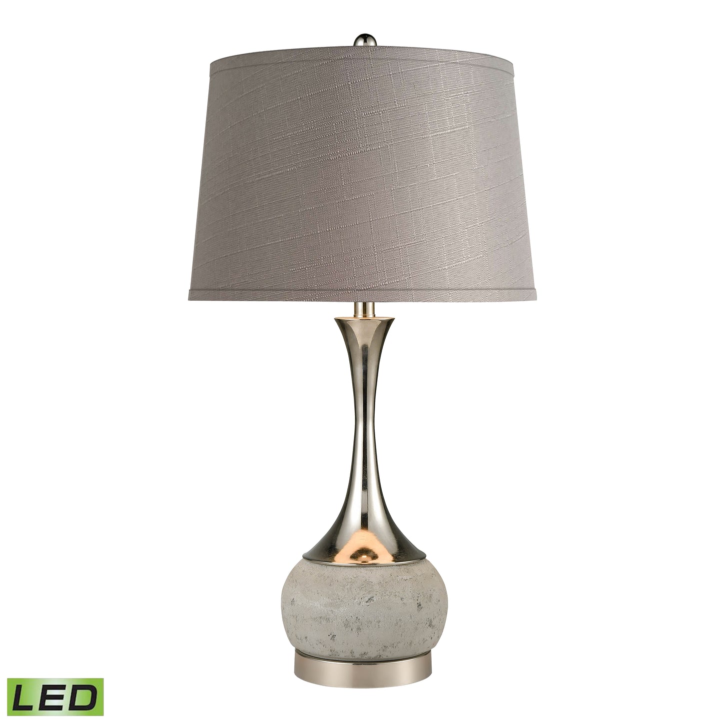 77133-LED - Septon 29'' High 1-Light Table Lamp - Polished Concrete - Includes LED Bulb